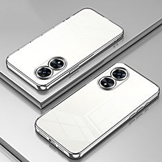 Funda Silicona Ultrafina Carcasa Transparente SY1 para Oppo A97 5G Plata