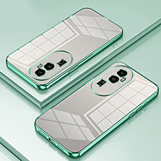 Funda Silicona Ultrafina Carcasa Transparente SY1 para Oppo Reno10 Pro+ Plus 5G Verde