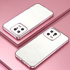 Funda Silicona Ultrafina Carcasa Transparente SY1 para Xiaomi Mi 13 5G Oro Rosa