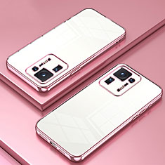 Funda Silicona Ultrafina Carcasa Transparente SY1 para Xiaomi Mi Mix 4 5G Oro Rosa