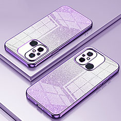 Funda Silicona Ultrafina Carcasa Transparente SY1 para Xiaomi Redmi 11A 4G Morado