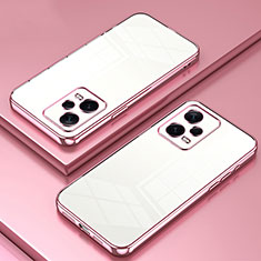 Funda Silicona Ultrafina Carcasa Transparente SY1 para Xiaomi Redmi Note 12 Pro+ Plus 5G Oro Rosa