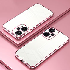 Funda Silicona Ultrafina Carcasa Transparente SY1 para Xiaomi Redmi Note 12 Turbo 5G Oro Rosa