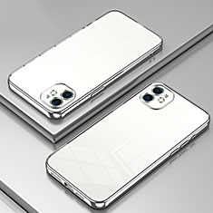 Funda Silicona Ultrafina Carcasa Transparente SY2 para Apple iPhone 11 Plata