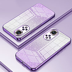 Funda Silicona Ultrafina Carcasa Transparente SY2 para Huawei Honor 50 5G Morado