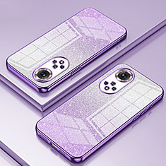 Funda Silicona Ultrafina Carcasa Transparente SY2 para Huawei Honor 50 Pro 5G Morado