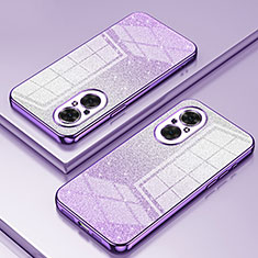 Funda Silicona Ultrafina Carcasa Transparente SY2 para Huawei Honor 50 SE 5G Morado