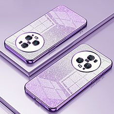 Funda Silicona Ultrafina Carcasa Transparente SY2 para Huawei Honor Magic5 Pro 5G Morado