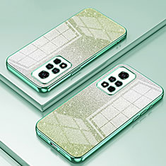 Funda Silicona Ultrafina Carcasa Transparente SY2 para Huawei Honor V40 5G Verde