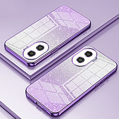 Funda Silicona Ultrafina Carcasa Transparente SY2 para Huawei Honor X40i 5G Morado