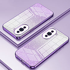 Funda Silicona Ultrafina Carcasa Transparente SY2 para Huawei Nova 10 Pro Morado