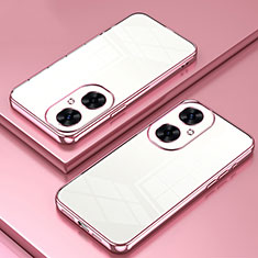 Funda Silicona Ultrafina Carcasa Transparente SY2 para Huawei Nova 11i Oro Rosa