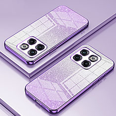 Funda Silicona Ultrafina Carcasa Transparente SY2 para OnePlus 10T 5G Morado