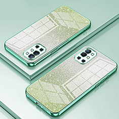 Funda Silicona Ultrafina Carcasa Transparente SY2 para OnePlus 9R 5G Verde