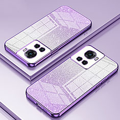 Funda Silicona Ultrafina Carcasa Transparente SY2 para OnePlus Ace 5G Morado