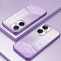 Funda Silicona Ultrafina Carcasa Transparente SY2 para OnePlus Nord CE 3 Lite 5G Morado