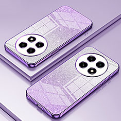 Funda Silicona Ultrafina Carcasa Transparente SY2 para Oppo A2 Pro 5G Morado