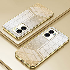 Funda Silicona Ultrafina Carcasa Transparente SY2 para Oppo A77 5G Oro