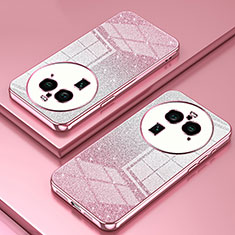 Funda Silicona Ultrafina Carcasa Transparente SY2 para Oppo Find X6 Pro 5G Oro Rosa