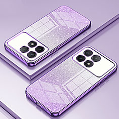 Funda Silicona Ultrafina Carcasa Transparente SY2 para Xiaomi Redmi K70 5G Morado