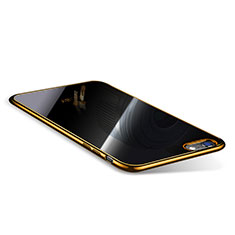 Funda Silicona Ultrafina Carcasa Transparente T08 para Apple iPhone 6 Plus Oro
