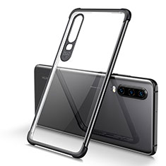 Funda Silicona Ultrafina Carcasa Transparente U01 para Huawei P30 Negro