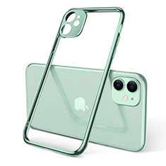 Funda Silicona Ultrafina Carcasa Transparente U02 para Apple iPhone 11 Verde