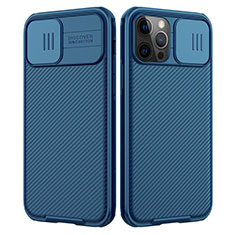Funda Silicona Ultrafina Goma 360 Grados Carcasa C01 para Apple iPhone 12 Pro Azul