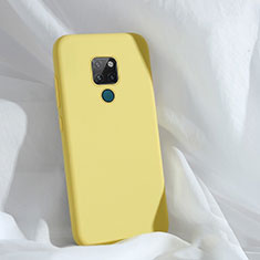 Funda Silicona Ultrafina Goma 360 Grados Carcasa C01 para Huawei Mate 20 Amarillo