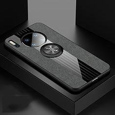 Funda Silicona Ultrafina Goma 360 Grados Carcasa C01 para Huawei Mate 30E Pro 5G Gris Oscuro