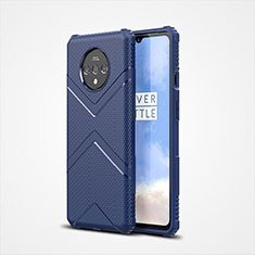 Funda Silicona Ultrafina Goma 360 Grados Carcasa C01 para OnePlus 7T Azul