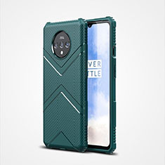 Funda Silicona Ultrafina Goma 360 Grados Carcasa C01 para OnePlus 7T Verde