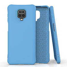 Funda Silicona Ultrafina Goma 360 Grados Carcasa C01 para Xiaomi Poco M2 Pro Azul Cielo