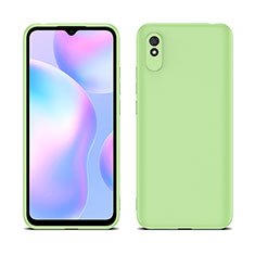 Funda Silicona Ultrafina Goma 360 Grados Carcasa C01 para Xiaomi Redmi 9AT Menta Verde