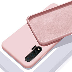 Funda Silicona Ultrafina Goma 360 Grados Carcasa C02 para Huawei Nova 6 5G Rosa