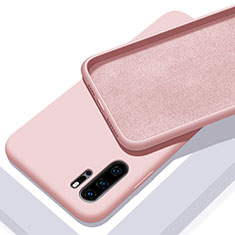 Funda Silicona Ultrafina Goma 360 Grados Carcasa C02 para Huawei P30 Pro New Edition Rosa