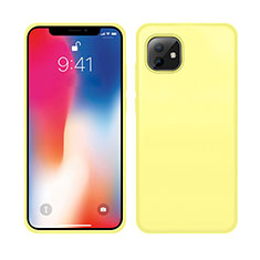 Funda Silicona Ultrafina Goma 360 Grados Carcasa C03 para Apple iPhone 11 Amarillo