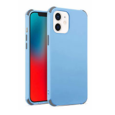 Funda Silicona Ultrafina Goma 360 Grados Carcasa C03 para Apple iPhone 12 Mini Azul Cielo