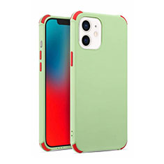 Funda Silicona Ultrafina Goma 360 Grados Carcasa C03 para Apple iPhone 12 Mini Menta Verde