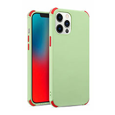 Funda Silicona Ultrafina Goma 360 Grados Carcasa C03 para Apple iPhone 12 Pro Menta Verde