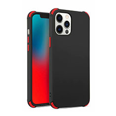 Funda Silicona Ultrafina Goma 360 Grados Carcasa C03 para Apple iPhone 12 Pro Negro