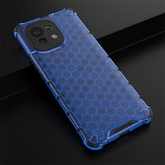 Funda Silicona Ultrafina Goma 360 Grados Carcasa C03 para Xiaomi Mi 11 Lite 4G Azul