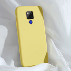 Funda Silicona Ultrafina Goma 360 Grados Carcasa C04 para Huawei Mate 20 X 5G Amarillo