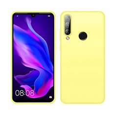 Funda Silicona Ultrafina Goma 360 Grados Carcasa C04 para Huawei Nova 4e Amarillo