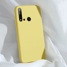 Funda Silicona Ultrafina Goma 360 Grados Carcasa C04 para Huawei Nova 5i Amarillo