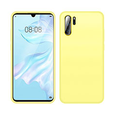 Funda Silicona Ultrafina Goma 360 Grados Carcasa C04 para Huawei P30 Pro New Edition Amarillo