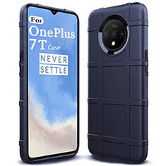 Funda Silicona Ultrafina Goma 360 Grados Carcasa C05 para OnePlus 7T Azul