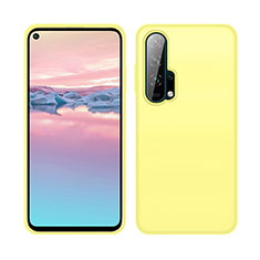 Funda Silicona Ultrafina Goma 360 Grados Carcasa C06 para Huawei Honor 20 Pro Amarillo