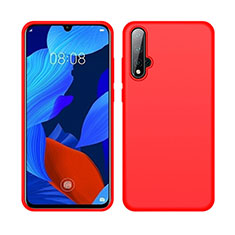 Funda Silicona Ultrafina Goma 360 Grados Carcasa C06 para Huawei Nova 5 Pro Rojo