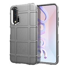 Funda Silicona Ultrafina Goma 360 Grados Carcasa C06 para Huawei Nova 6 5G Plata